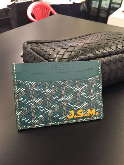 goyard design card holder|goyard card holder retail price.